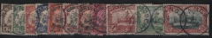 Dt. Kolonien, DOA, 1901, Mi.- Nrn.: 11- 21, gestempelt, Qualitätssatz, selten!