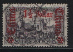 Dt. Auslandspostämter, China, 1905, Mi.- Nr.: 36 B , gestempelt! Tiefstgeprüft Dr. Steuer VÖB! Selten!
