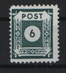 Ost- Sachsen, 1945, Mi.- Nr.: 43b C, **, tiefgeprüft H. Müller! Qualitätsstück!