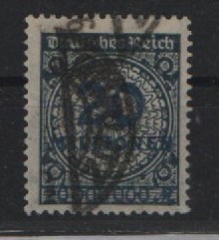 DR, Infla, 1923, Mi.- Nr.: 319 Wb, gestempelt, tiefstgeprüft Dr. Hochstädter BPP / Infla Berlin! Qualitätsstück! Sehr selten!