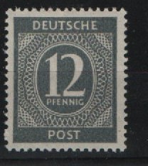 Kontrollrat, 1946, Mi.- Nr.: 920 c (!), **, akt. Befund Bernhöft + Fotoattest Schlegel BPP! Luxusstück, sehr selten!