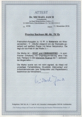 SBZ, Provinz Sachsen, 1945, Mi.- Nr.: 79 Y b, **, Fotoattest Dr. Jasch BPP: echt und einwandfrei! Luxusstück!