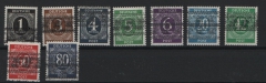 Bizone, 1948, Mi.- Nrn.: I- IX/I DD, **! Fotoattest Schlegel BPP; e+e! Sehr selten!
