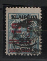 Memelgebiet, 1923, Mi.- Nr.: 230 I, gestempelt! Tiefstgeprüft Dr. Petersen BPP! Qualitätsstück! Selten!