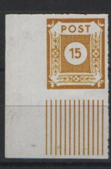 SBZ, Ost- Sachsen, 1945, Mi.- Nr.: 47 Ha Uu /+ lu, **, tiefstgeprüft Rehfeld / Ströh BPP! Selten!