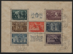 Ungarn, 1938, Mi.- Nr.: Bl. 4, gestempelt! Selten!