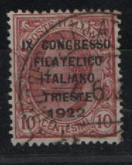 Italien, 1922, Mi.- Nr.: 153, gestempelt! Prachterhaltung! Selten!