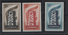 Luxemburg, 1956, Mi.- Nr.: 555- 57, **! Selten!