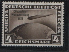 III. Reich, 1933, Mi.- Nr.: 498, 4 RM Chicagofahrt, **! Kabinettstück! Selten!