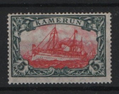Dt. Kolonien, Kamerun, 1905 / 19, Mi.- Nr.: 25 I A, **, Qualitätsstück! Selten!