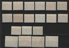 Berlin, 1949, Mi.- Nrn.: 42- 60, **, Der Bautensatz, kpl. Satz.