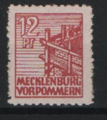 SBZ, MVP, 1946, Mi.- Nr.: 36 x c, **, tiefstgeprüft Kramp BPP! Selten!