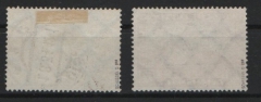 III. Reich, 1933, Mi.- Nr.: 497- 98, 2 + 4 RM-  Chikagofahrt, gestempelt, je tief(st)gepüft Schlegel BPP! Sehr selten!