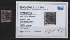 SBZ, Allgemeine Ausgaben, 1948, Mi.- Nr.: 183 d , gestempelt, Befund Paul BPP, echt + ...! Gutes Bedarfsstück! Selten!