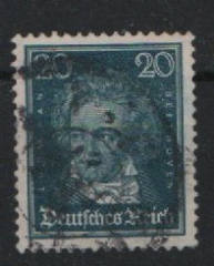 DR / Weimar, 1926, Mi.- Nr.: 392 Y , gestempelt, doppelt tiefgeprüft Schlegel BPP! Gutes Bedarfsstück! Sehr selten!