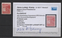 SBZ, MVP, 1946, Mi.- Nr.: 36 x cc, **, tiefstgeprüft Thom / Kramp (als a)  und K.- Befund Kramp BPP (als xcc), e+e! Selten!