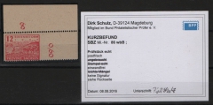 SBZ, Provinz- Sachsen, 1945, Mi.- Nr.: 86 B wb ER, **, Kurz- Befund Schulz BPP: echt + einwandfrei, Luxusstück!