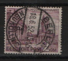 Berlin, 1949, Mi.- Nrn.: 58 X, gestempelt, tiefgeprüft Schlegel BPP! Gutes Bedarfsstück, selten!