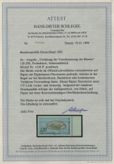 BRD, 1982, Mi.- Nrn.: 1144P vom SR, **, Fotoattest Schlegel BPP; echt + einwandfrei! Luxusstück!