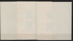 FRZ- Baden / Rhld.- Pf. / Württ., 1949, Mi.- Nrn.: Bd. Bl. 2, Rhld. Pf + Württ. je Bl. 1, je (*) wie ausgegeben, je tiefstgeprüft Schlegel BPP!