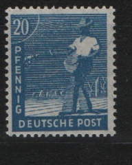 Kontrollrat, 1947, Mi.- Nr.: 950 b, **, Farbgeprüft Bernhöft / tiefstgeprüft Schlegel BPP! Luxusstück, sehr selten!