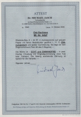 Ostsachsen, 1946, Mi.- Nr.: 64 b F, postfrisch mit Fotoattest Dr. Jasch BPP, echt und einwandfrei!