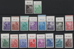 DDR, 1953, Mi.- Nrn.: 362- 379 je vom OR!, **, kpl. Satz, in Luxusqualität