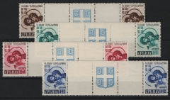 III. Reich, Dt. Bes. II. WK, Serbien, 1942, Mi.- Nr.: 62 A ZW- 65 A ZW, **, Luxusstücke!