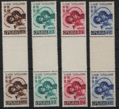 III. Reich, Dt. Bes. II. WK, Serbien, 1942, Mi.- Nrn.: 62 A SZ- 65 A SZ, **, Luxusstücke!