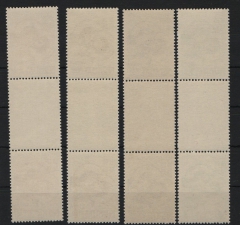 III. Reich, Dt. Bes. II. WK, Serbien, 1942, Mi.- Nrn.: 62 A SZ- 65 A SZ, **, Luxusstücke!