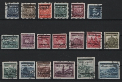 III. Reich, Dt. Bes. II. WK, Böhmen und Mähren, 1939, Mi.- Nr.: 1- 19, gestempelt, Kabinettsatz!