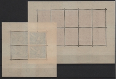 Niederlande, 1942, Legionsblöcke Nr.: 1 + 2 **, Kabinettsatz! Selten!