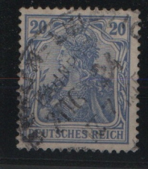 DR, Germania o.WZ., 1904, Mi.- Nr.: 72 c, gestempelt, doppelt tiefstgeprüft Jäschke- L. BPP, Fotoattest Kroschel VPEX!