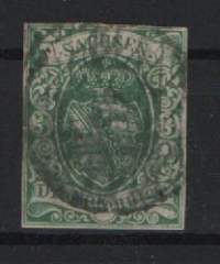 Sachsen, 1851 / 63, Mi.- Nr.: 2, gestempelt, signiert, vollrandig, Kabinettstück