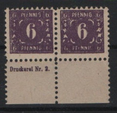 SBZ, MVP, 1945, Mi.- Nr.: 9 + DZ, **, Kabinettstück
