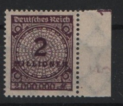 DR, Infla, 1923, Mi.- Nr.: 315 AW b, **, vom Sr., tiefstgeprüft Weinbuch BPP! Seltenes Luxusstück!