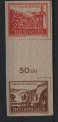 Thüringen, 1946, SZd Mi.- Nr.: 2 c yy, **, mit Fotoattest Dr. Jasch BPP, echt und einwandfrei!