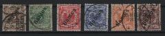 Dt. Kolonien, Samoa, 1900, Mi.- Nrn.: 1- 6, gestempelt, selten!