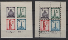 FRZ- Baden, 1949, Mi.- Nrn.: Bl. 1 A + B, **, Qualitätssatz!