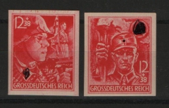 III. Reich, 1945, Mi.- Nr.: 909 U- 10 U, **, Qualitätsatz! Selten!