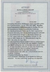 MVP, 1945, Mi.- Nrn.: 26aKZU, 27aKZU + 28KZU (a/b), kpl. Satz **, Fotoattest Kramp BPP: echt + ... Top- Raritäten!