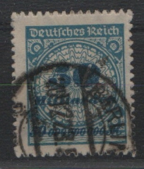 DR, Infla, 1923, Mi.- Nr.: 330 BP, gestempelt, Luxusstück, akt. Attest Weinbuch BPP: echt und einwandfrei! Sehr selten!