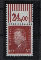 DR / Weimar, 1928, Mi.- Nr.: 421 W OR, **, signiert Rehfeld! Kabinettstück! Sehr selten!