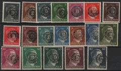 Deutschland- OST, Lokalausgaben, Löbau, 1945, Mi.- Nrn.: 3- 21, * , Luxusstücke!