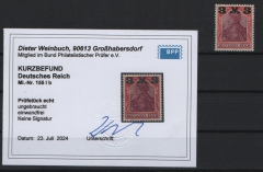 DR, Infla, Germania, 1921, Mi.- Nr.: 155 Ib, *, K.- Befund Weinbuch BPP!