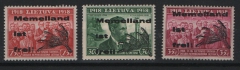 Memelgebiet, 1939, Mi.- Nrn.: I- III, jeweils in Type I, **! Selten!