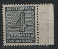 SBZ, West- Sachsen, 1945, Mi.- Nr.: 127 Xb, mit SR, **, tiefstgeprüft Ströh BPP! Luxusstück! RR!