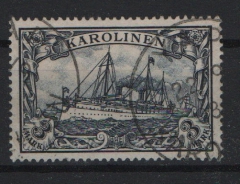 Dt. Kolonien, Karolinen, 1900, Mi.- Nr.: 18, gestempelt! Luxusstück! Selten!