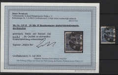 DR, Infla, 1923, Mi.- Nr.: 319 B, gestempelt, akt. Befund Weinbuch BPP: e+e! Qualitätsstück!