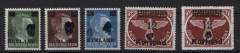 III. Reich, Dt. Bes. II. WK, Kurland, 1945, Mi.- Nr.: 1- 4 A/B, **, je tiefstgeprüft Van Loo BPP, Qualitätssatz! Selten!
